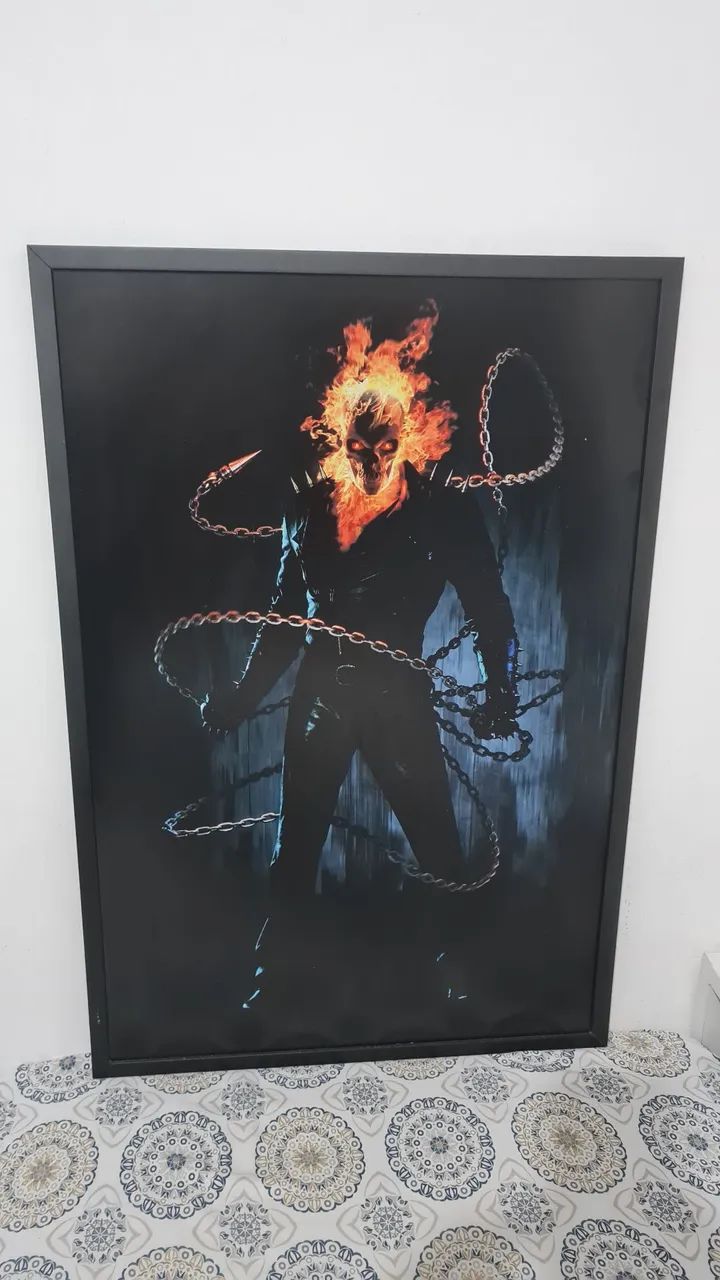 Quadro Decorativo Ghost Rider<br> - Foto 3