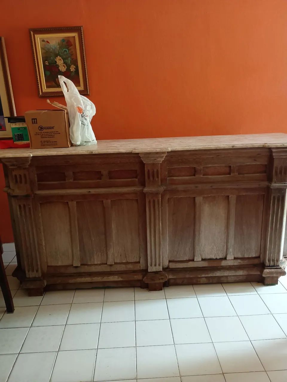 Bar de Madeira para deck