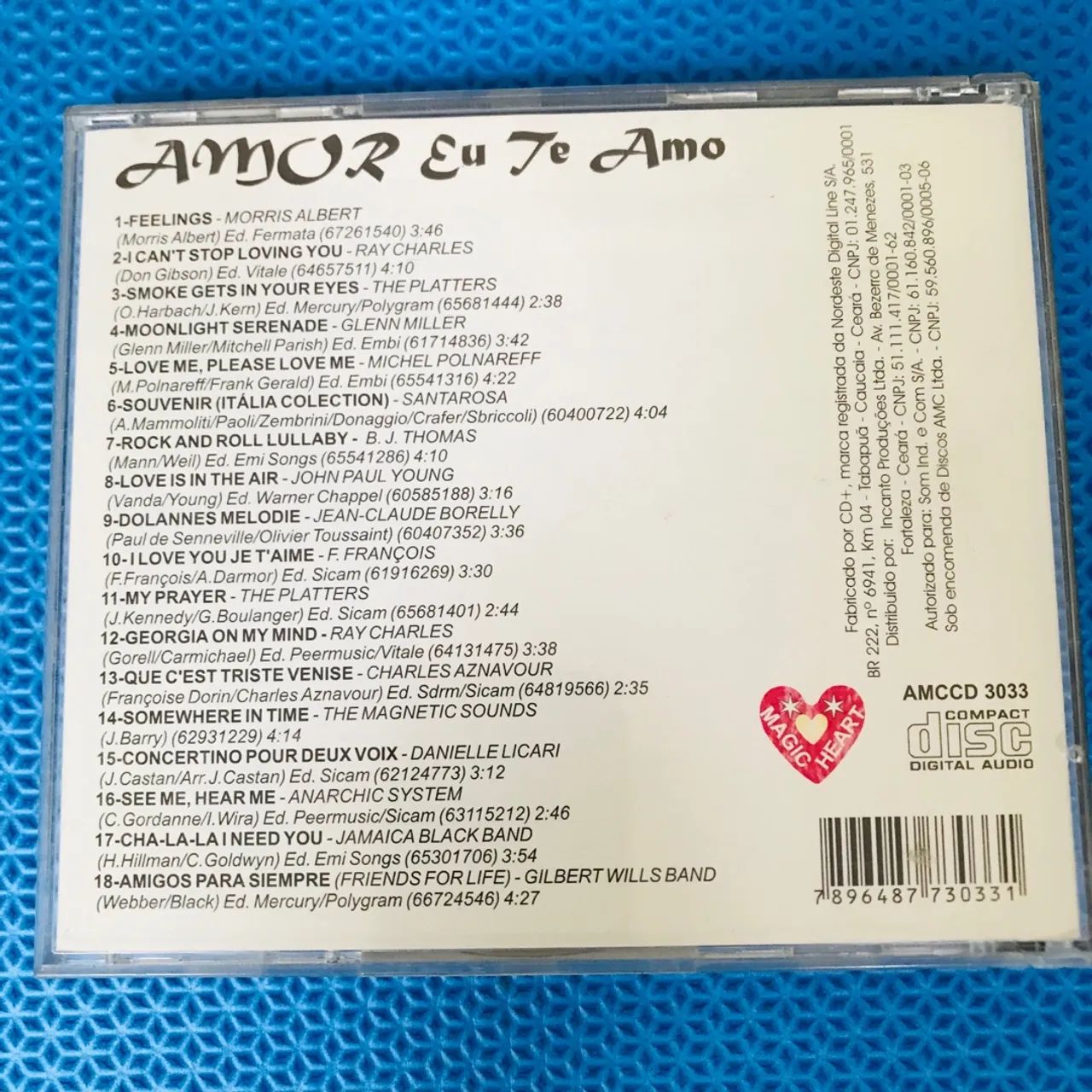 CD 18 Músicas Românticas - Foto 2