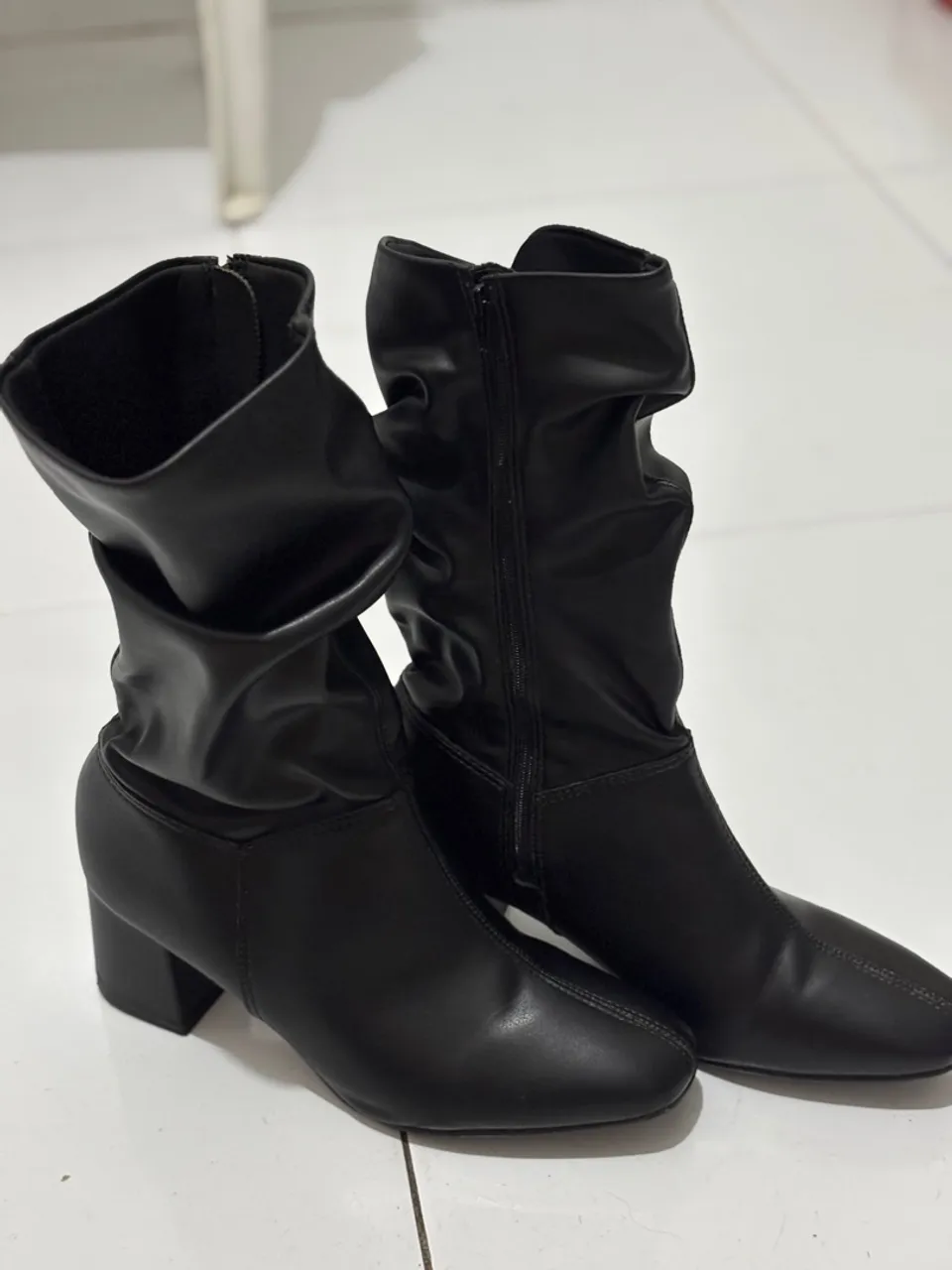 Bota Cano Médio Beira Rio - Preta (39/40)