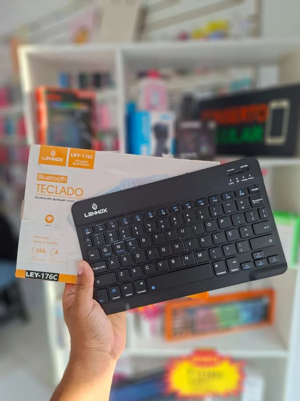 Teclado Bluetooth pra Tablet celular pc e etc - entrega em slz e região 