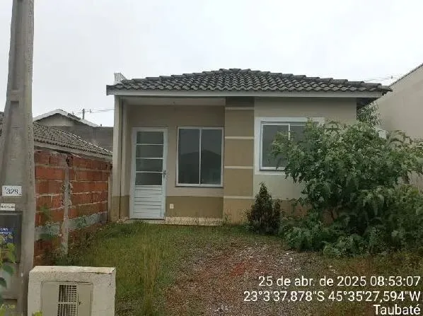Casa com 2 dormitórios à venda, 44 m² por R$ 136.613 - São Gonçalo - Taubaté/SP