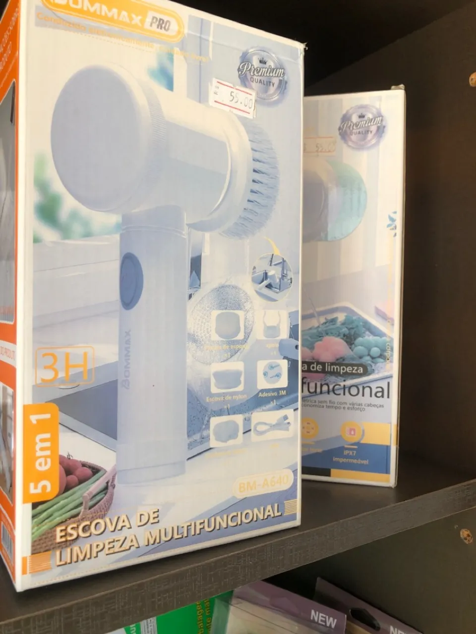 Escova de Limpeza Multifuncional 5 em 1
