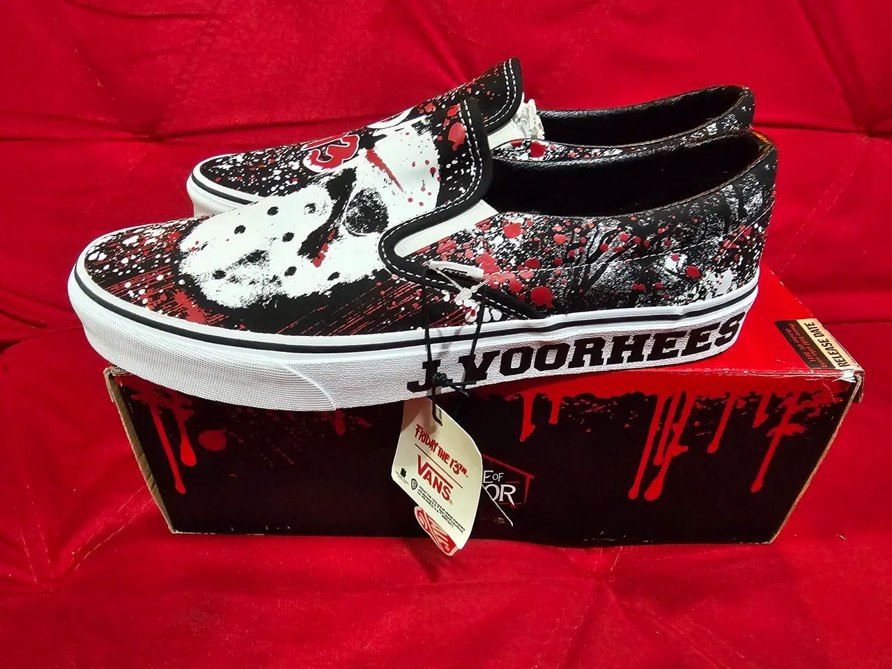 Tênis Vans Slip-on Friday the 13th Jason Voorhees - Calçados 