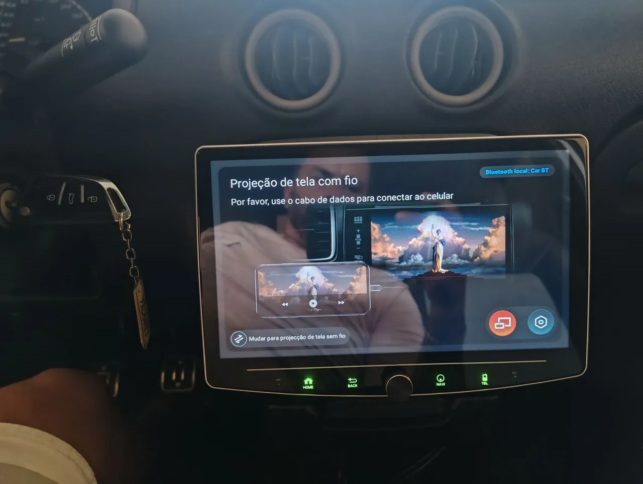 Multimídia com Wi-Fi GPS