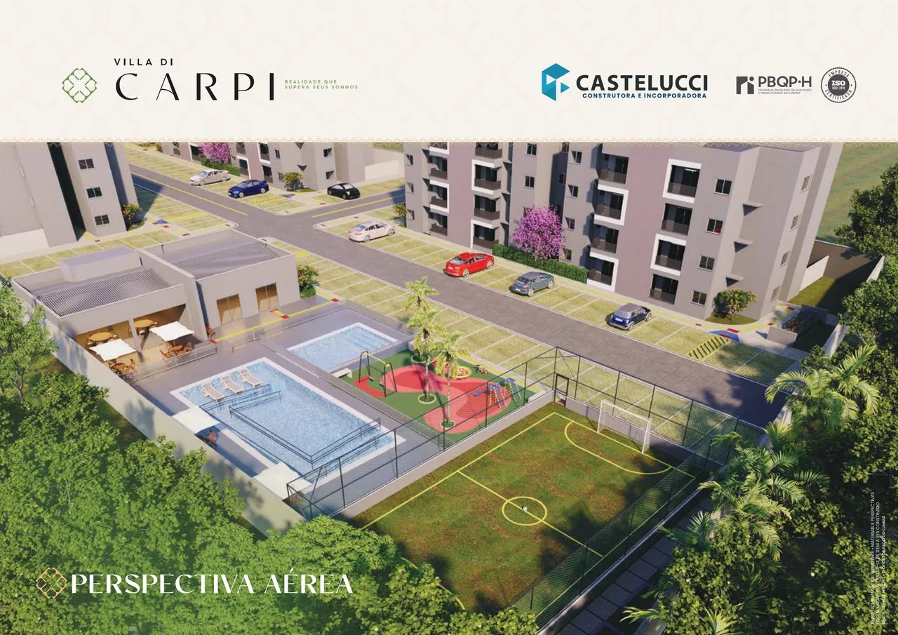 040- VILLA DI CARPI APARTAMENTO NO NOVO COAHTRAC COM VARANDA E SUITE
