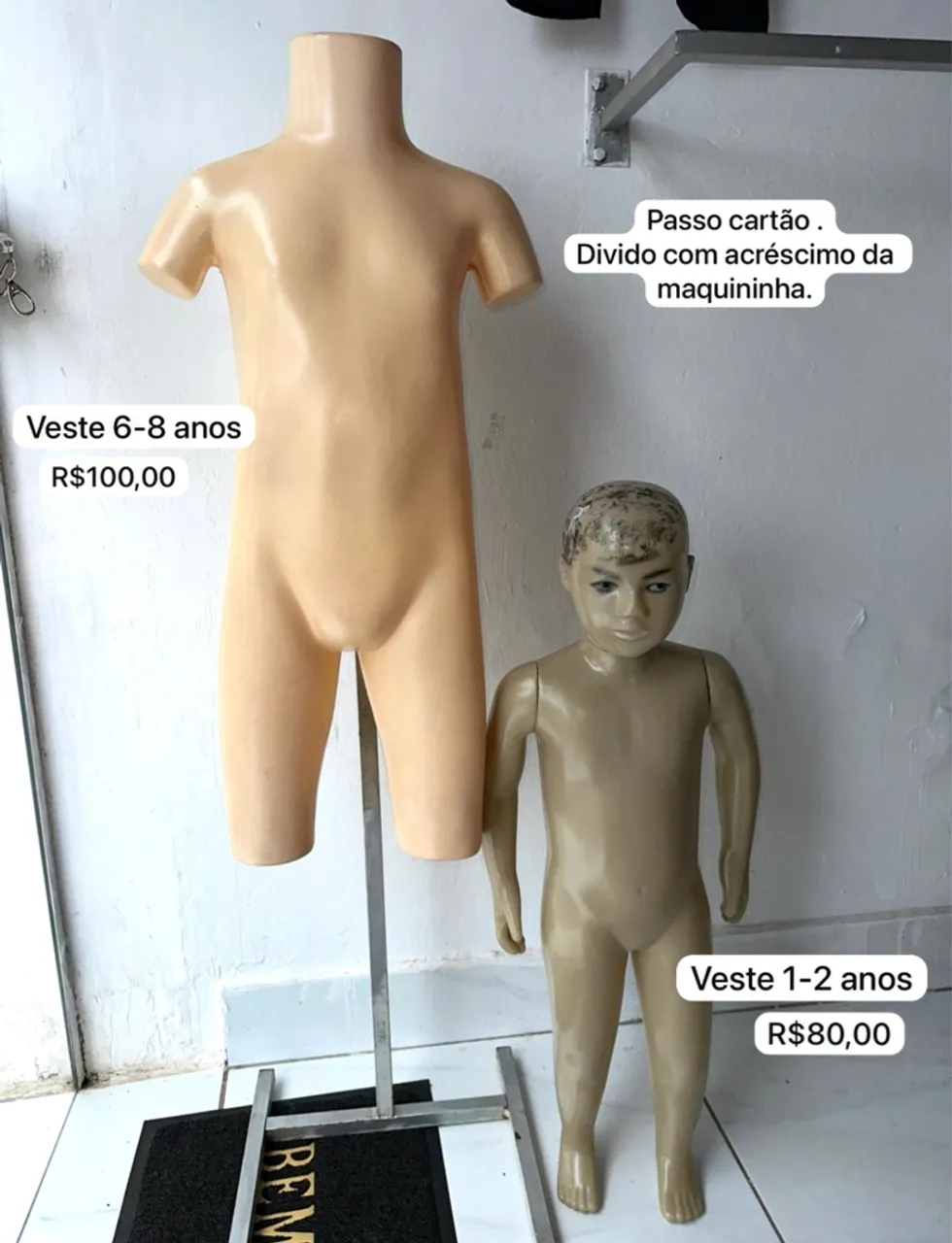 Manequim infantil