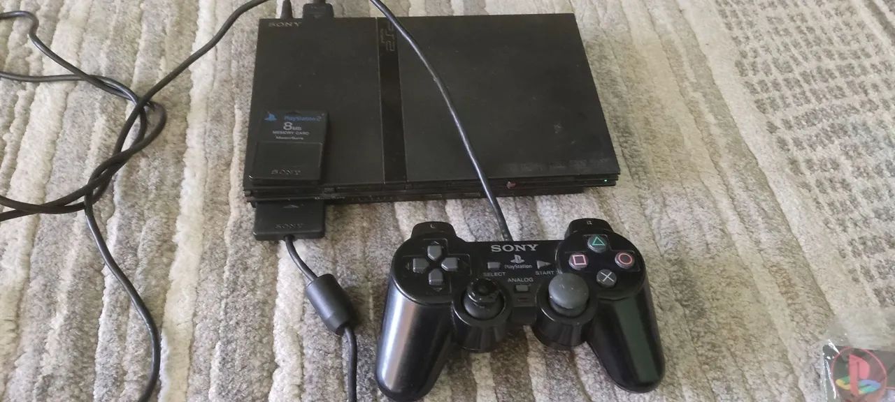 Playstation 2 Slim + 20 cds de jogos  - Foto 5
