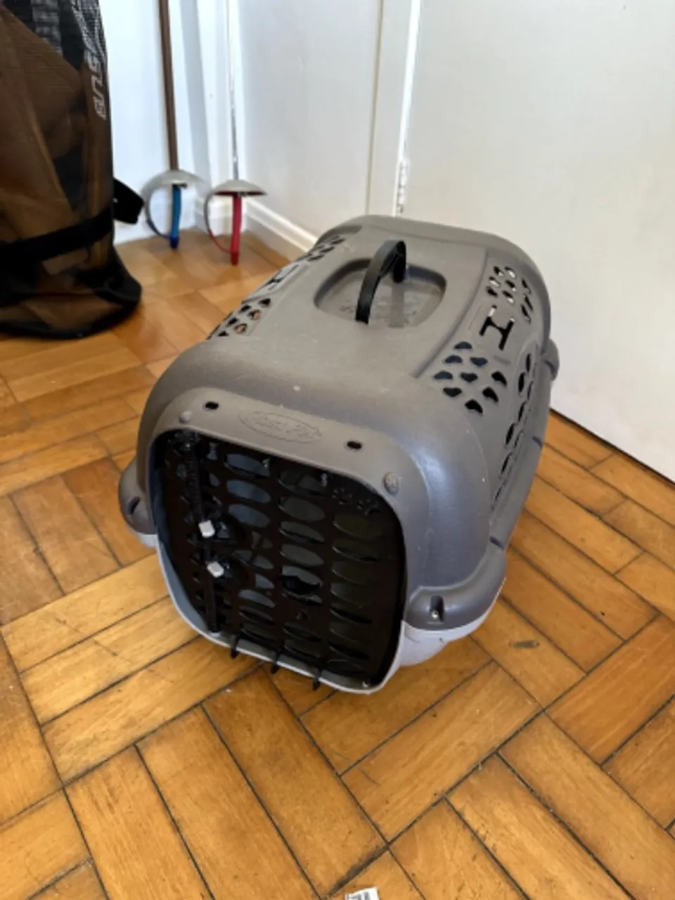 caixa de transporte de cachorro e gato