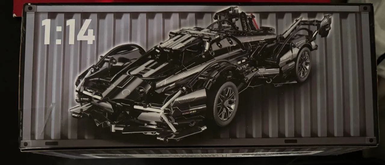 Kit de Montar Modelo de Carro RAINBOW LASER - Escala 1:14 | Novo / Lacrado 