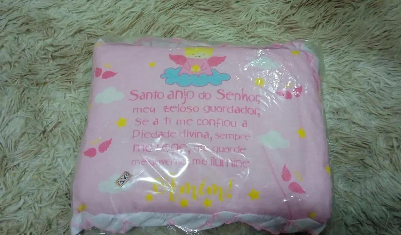 Travesseiro para bebê santo anjo do Senhor - Foto 3