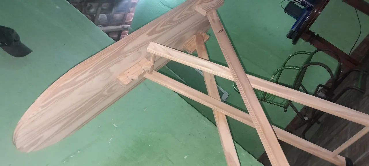 Mesa dobrável de madeira - Foto 2