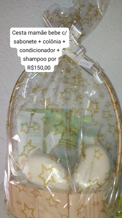 Cesta Mamãe Bebê Completa