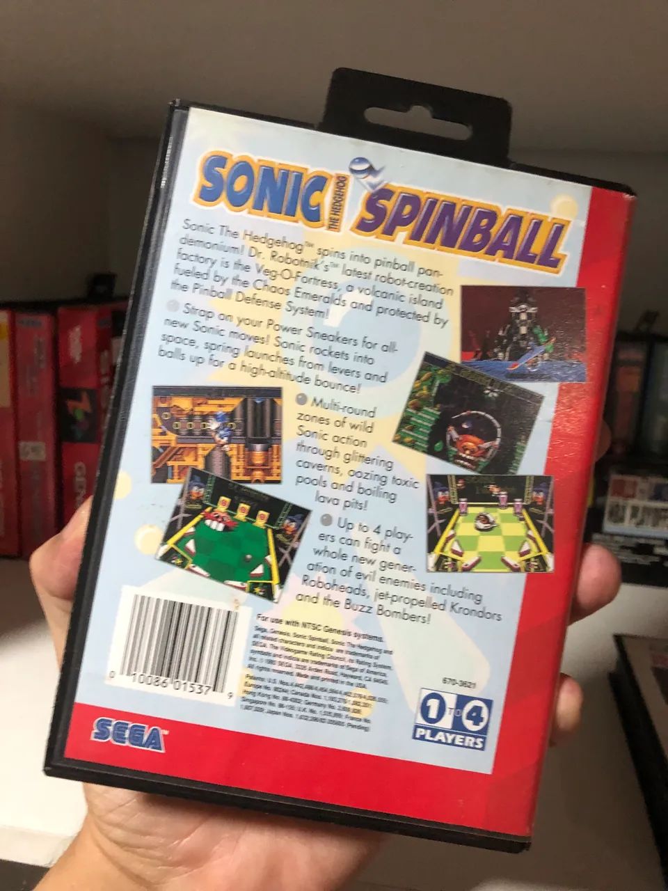 Sonic Spinball Original mega Drive Sega - Jogos de Vídeo Game - Vila ...