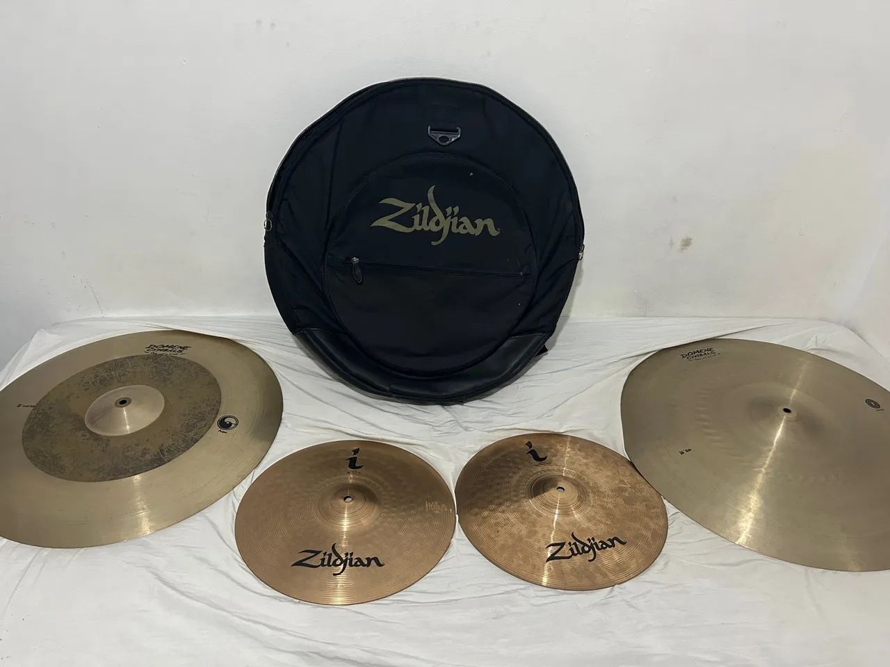 Kit de pratos Domene e Hihat zildjian