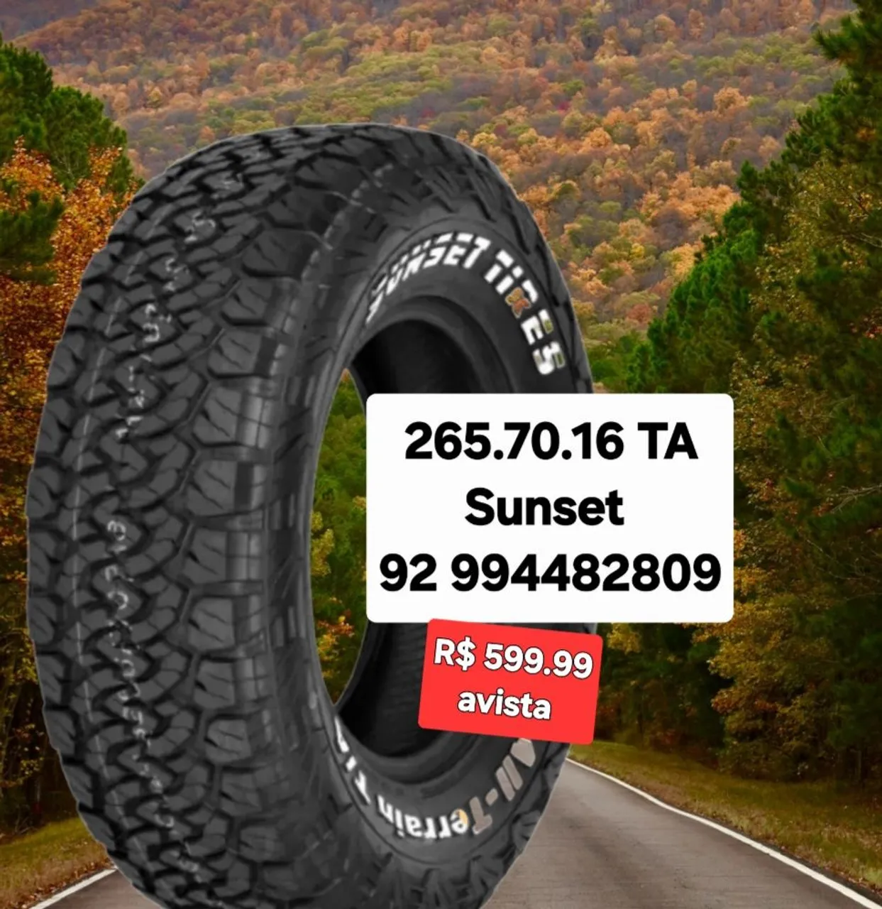Pneu 265/70 R16 TA Sunset