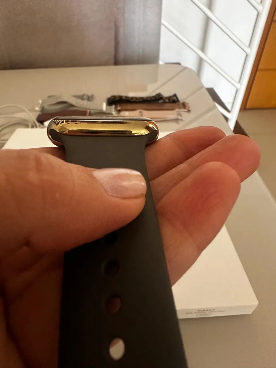 Apple Watch Series 9 raridade em titânio gps+celular  - Foto 3