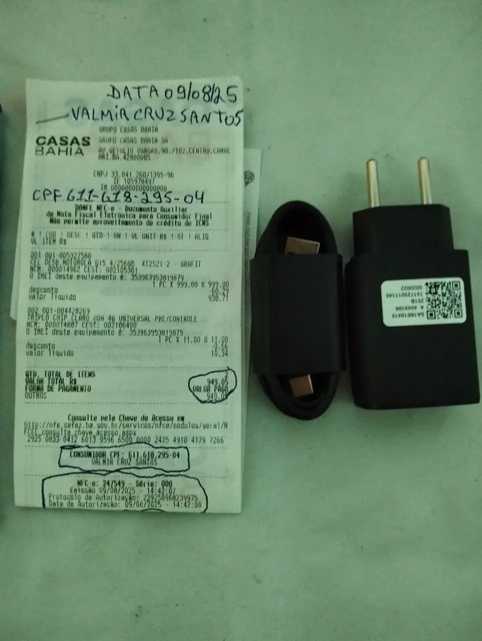 Um celular ? novo na caixa ? com nota fiscal  - Foto 4