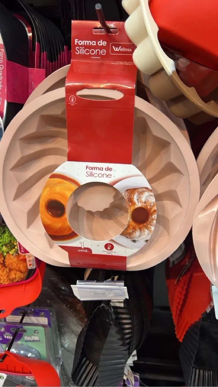Forma de Silicone para Bolo