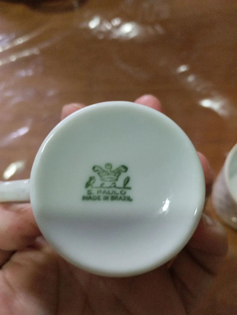 Sopeira e xícaras de porcelana antiga - Foto 5