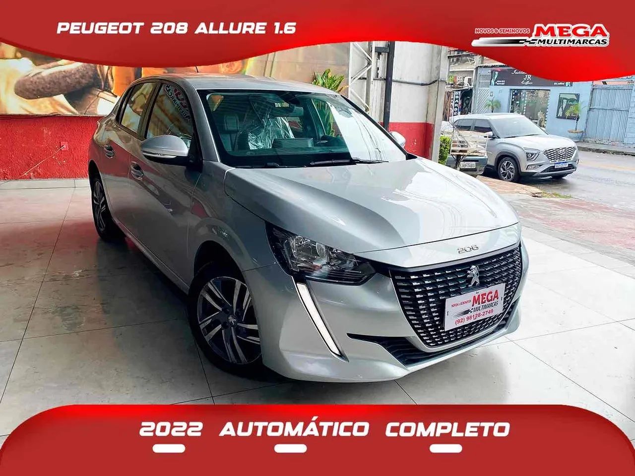 Peugeot 208 2022 1.6 16v flex allure at6