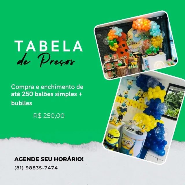 Decoração de balões - kits e pacotes promocionais  - Foto 2