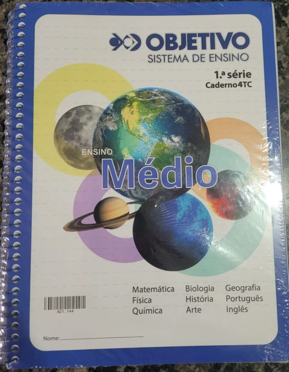 Caderno de questões e respostas novo do Objetivo