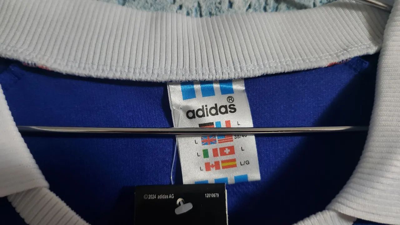 Camisa França 1998 Adidas Zidane numero 10 - Roupas - Jardim