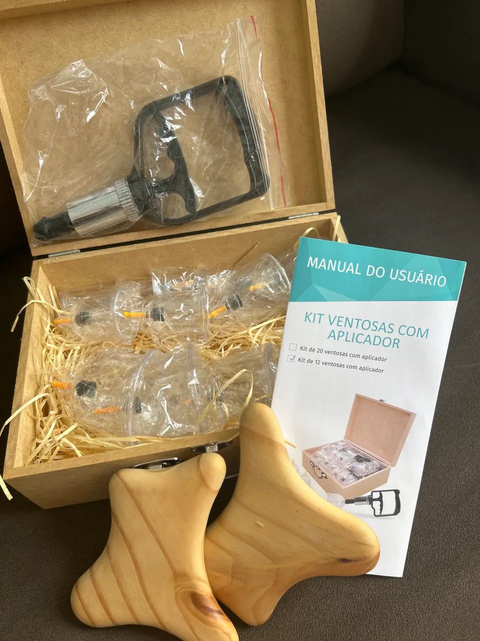 Kit 12 ventosas com aplicador ESTEK 