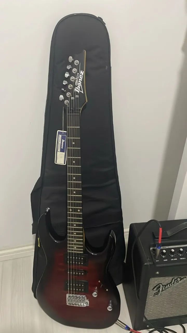 Guitarra Ibanez gio + amplificador Fender Mustang 1  - Foto 2