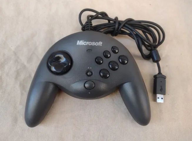 Controle Joystick Original Microsoft Sidewinder Usb Para Pc - Foto 2