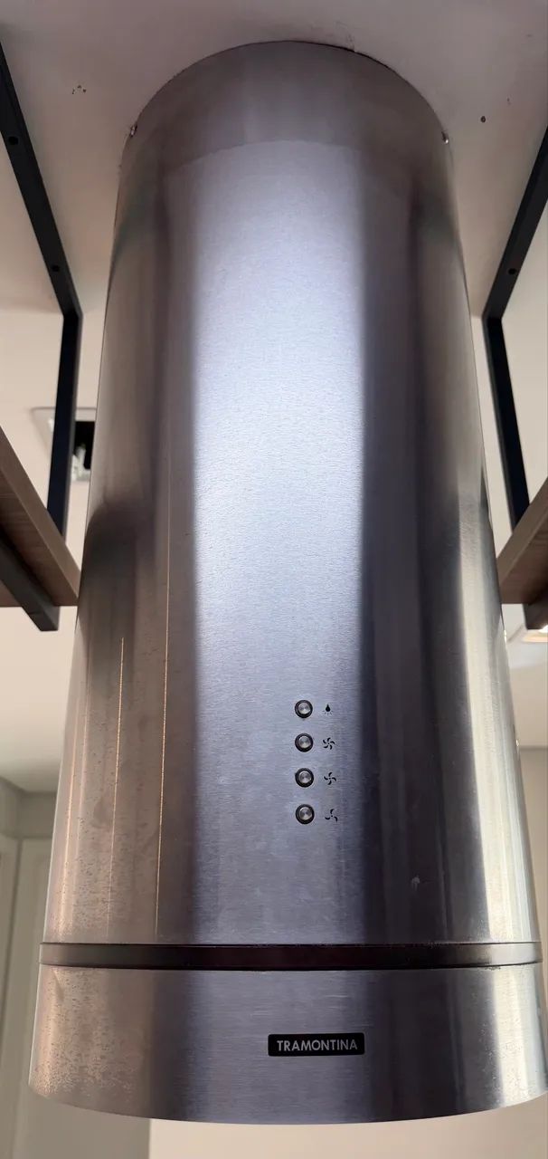 Coifa de Ilha Tramontina Tube Isla 35 em Aço Inox 220 V