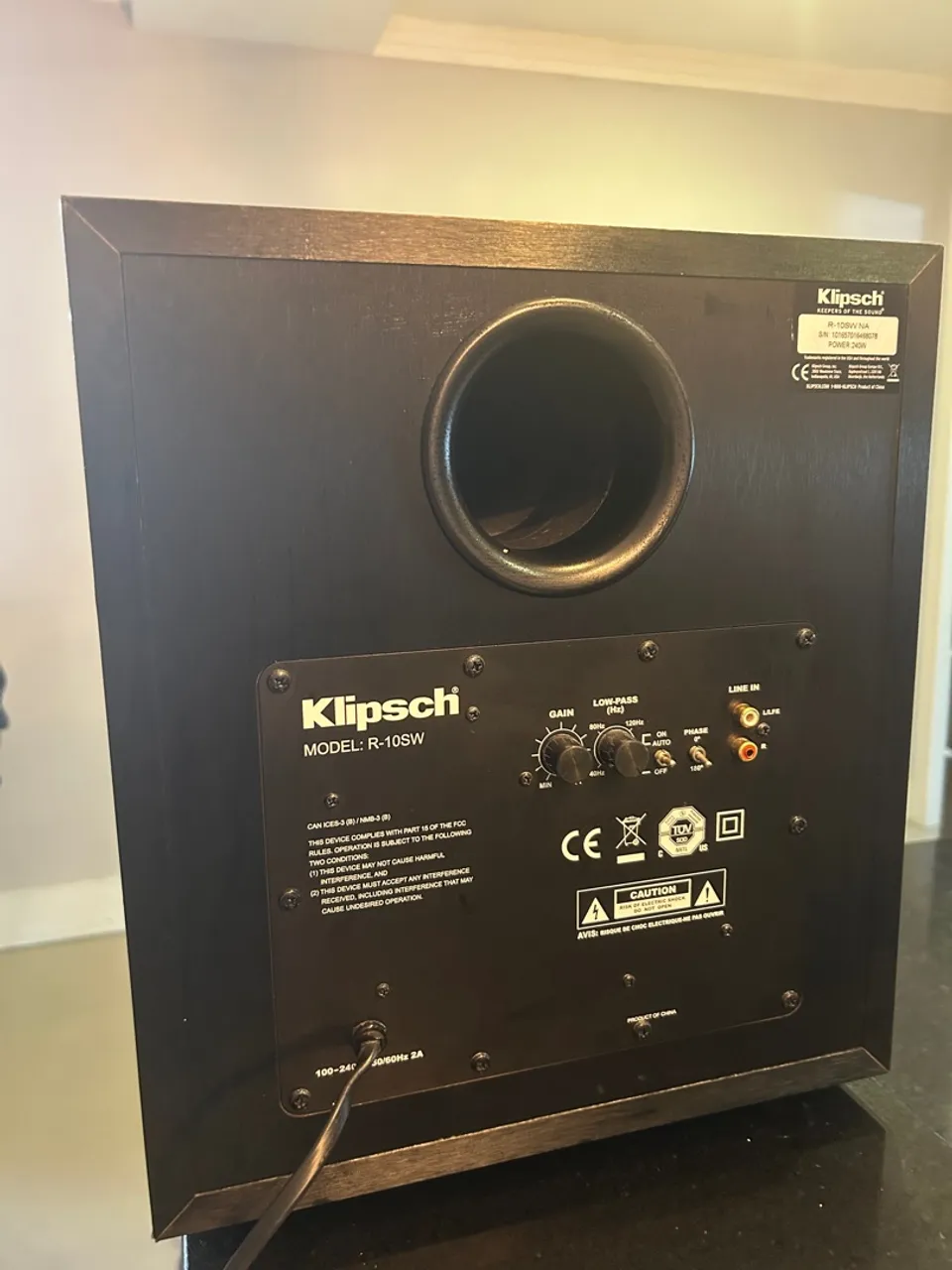 Subwoofer Klipsch R-10SW