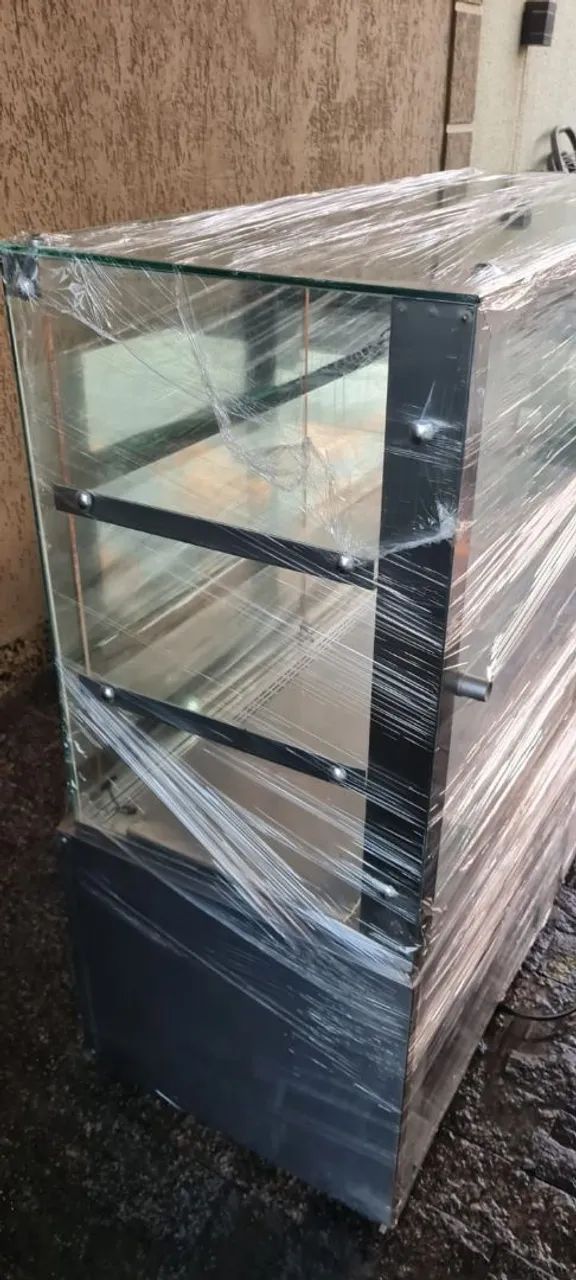 VITRINE REFRIGERADA EM LED DE 1,20 MT - CONFEITARIA E PADARIA - Foto 3