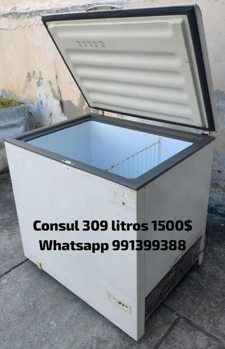 Freezer Consul 309 Litros gela e congela tomada 127 voltz entrego - Foto 3