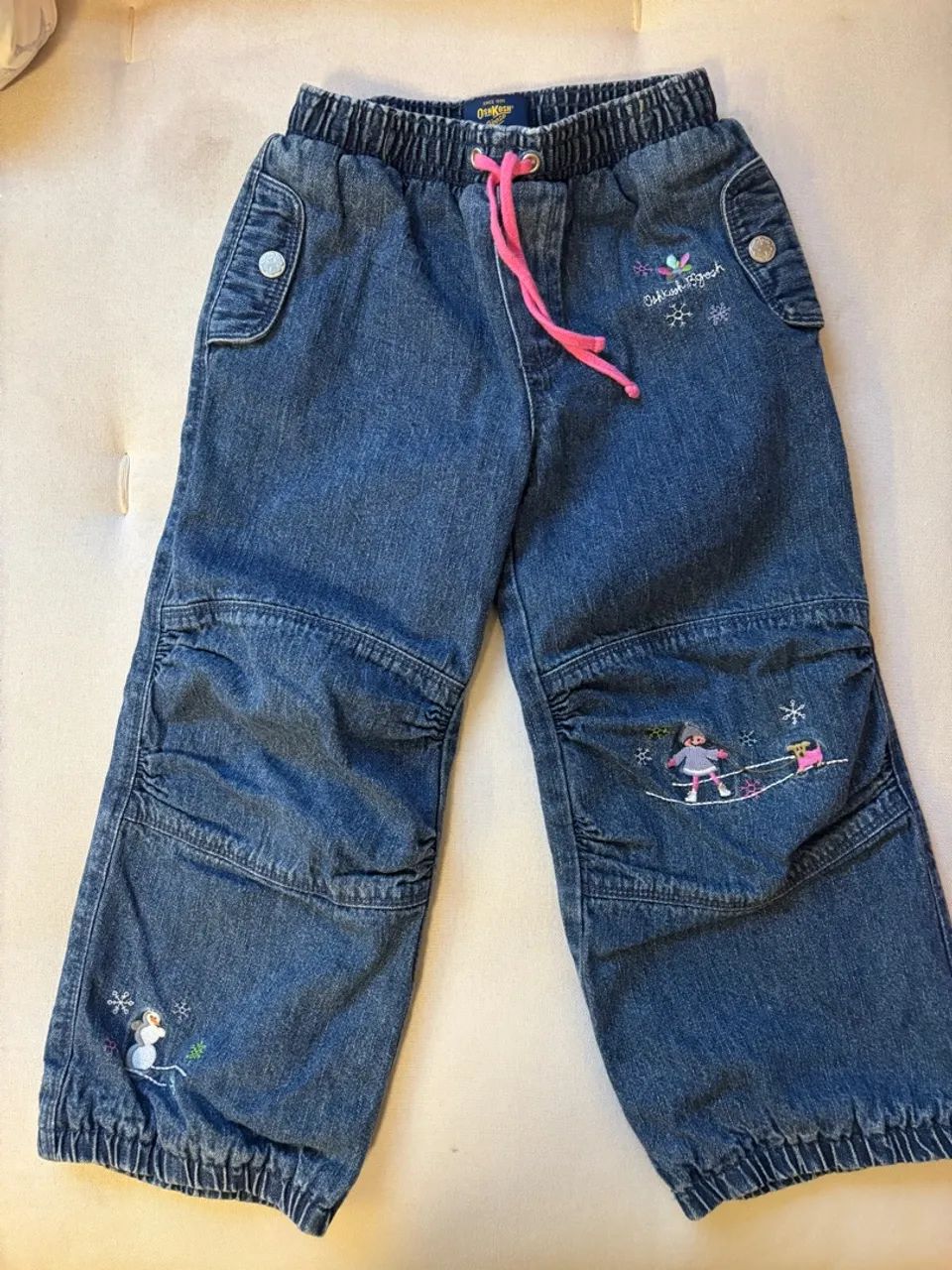 Calça Jeans Infantil OshKosh Bordada