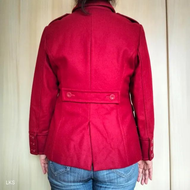 Casaco feminino vermelho - Foto 3