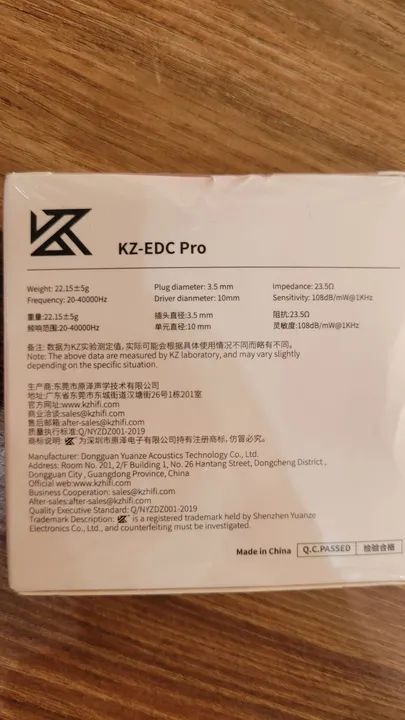 Fone de ouvido KZ EDC pro - Foto 2