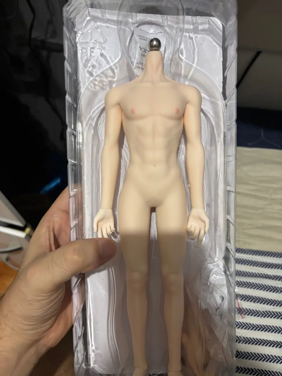 Corpo de silicone jiao JOK-17A 1/6 cor pálido 