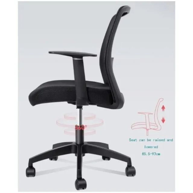 Cadeira Diretor NIX Tela Preta Ergonômica Confortável Ideal p/ Escritório Moderno 30800 - Foto 4