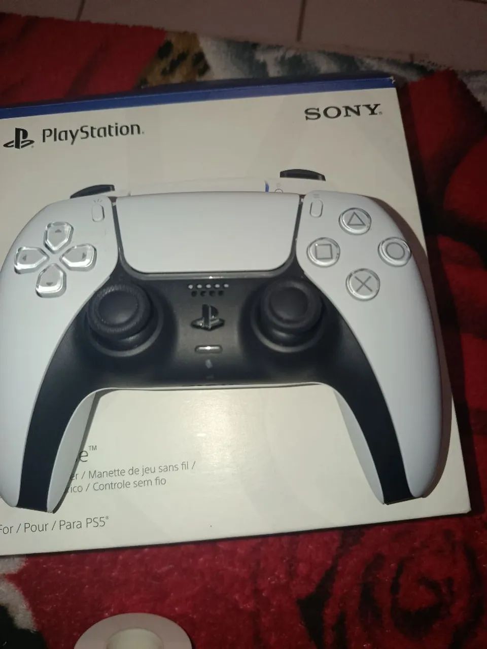 Controle DualSense ps5 branco nunca usado - Foto 3