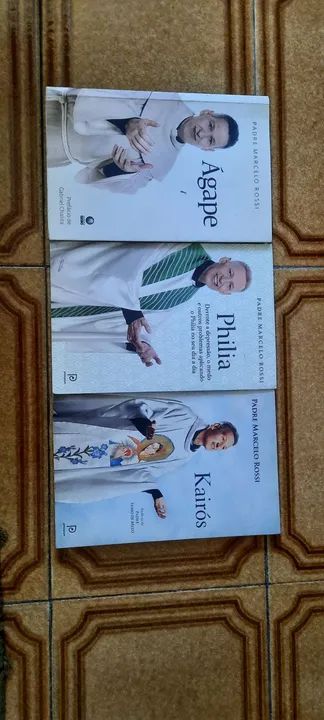 Livros do Padre Marcelo Rossi - Ágape, Philia e Kairós