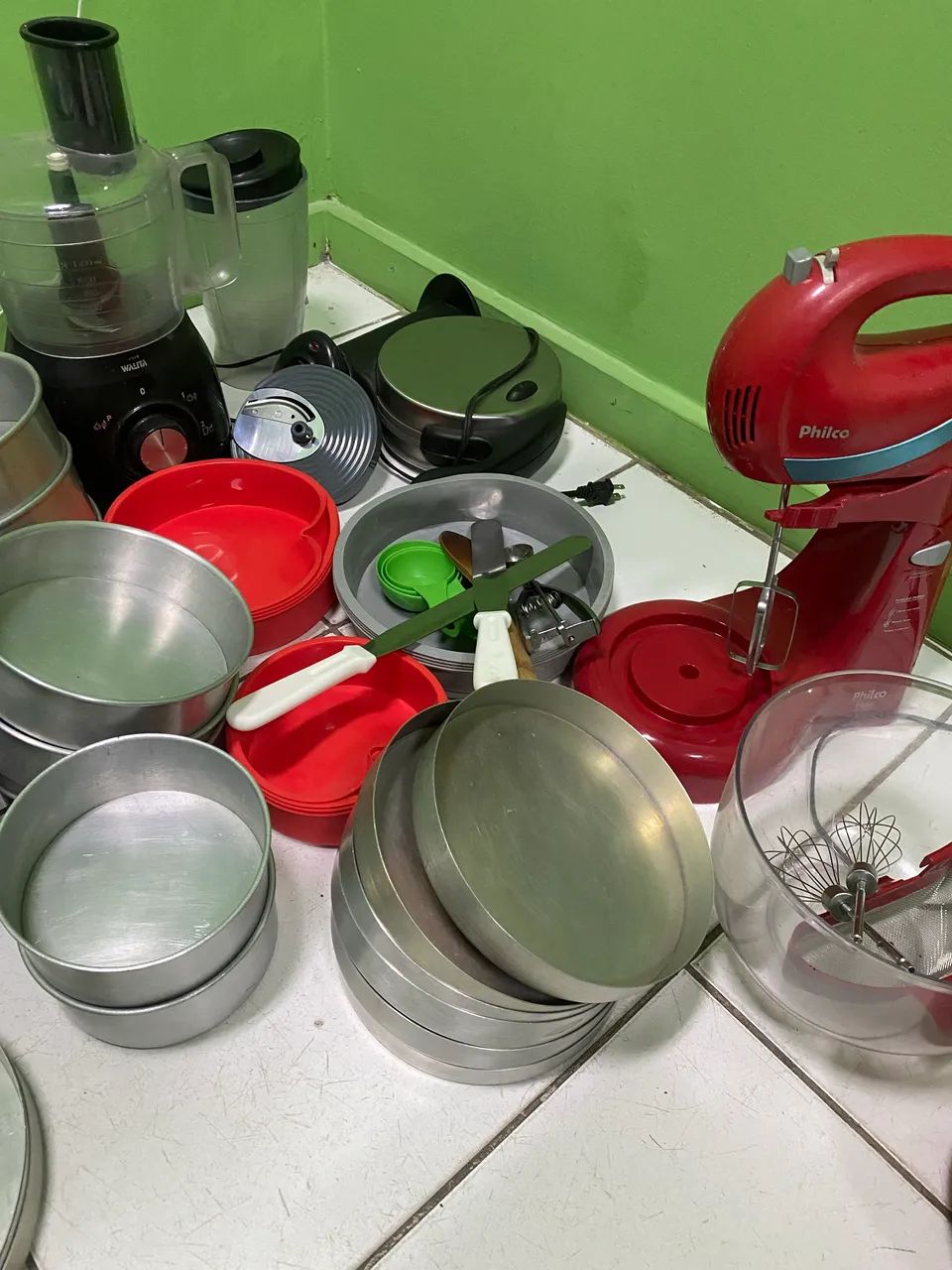 Liquidificador + batedeira + processador + assadeiras silicone - Foto 3