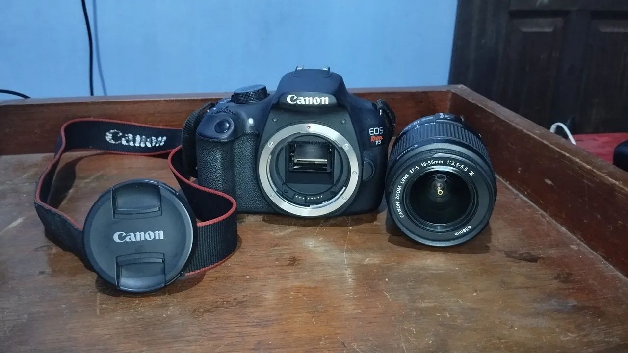 Câmera Canon EOS Rebel T5 - Excelente estado! - Foto 4