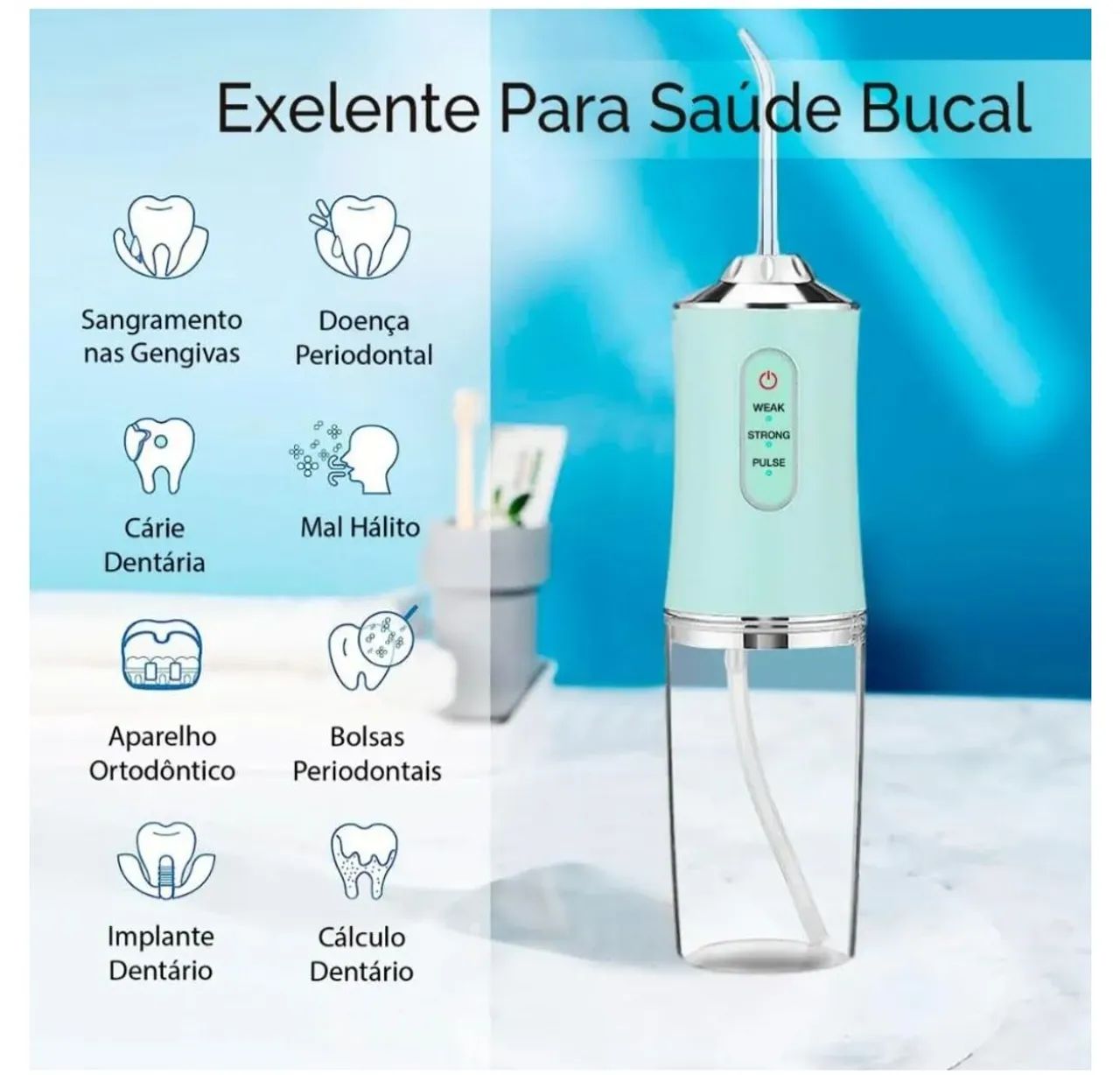 Irrigador higienizador Oral Portátil  - Foto 4