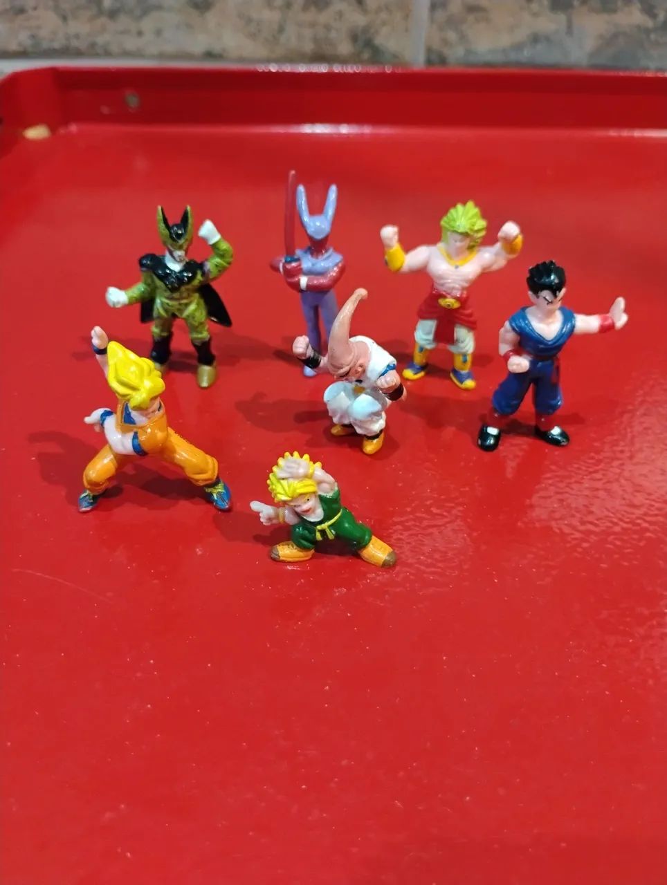 Lote miniaturas antigaas Dragon Ball z coleção Bandai original