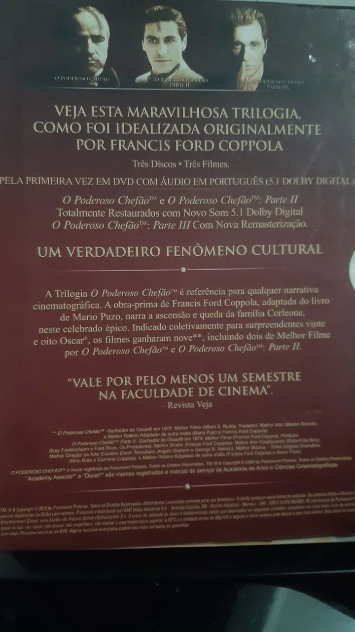  BOX DVD O Poderoso Chefão - The Coppola Restoration - Foto 2