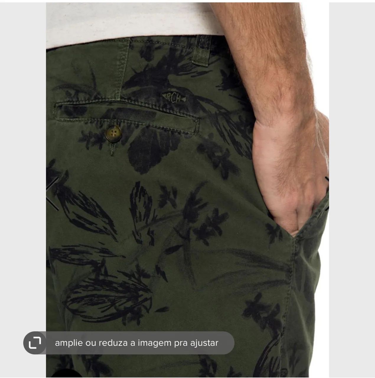 Bermuda Masculina Richards Estampada camuflada  - Foto 3