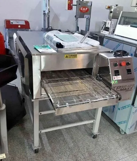 forno esteira para pizza 50/120 até 90 pizza hora modelo a gas (alef)