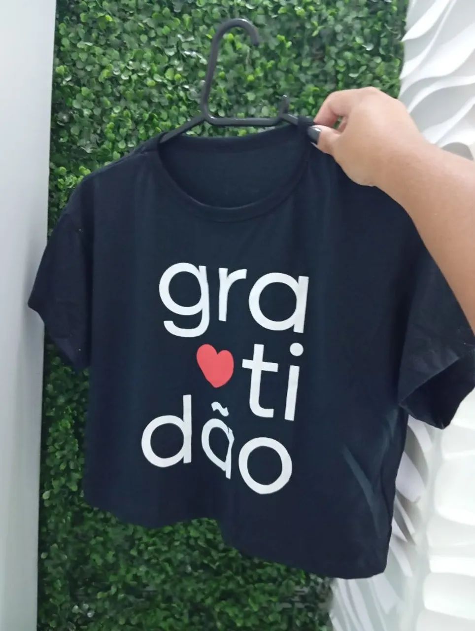 Camiseta cropped gra ti dã0